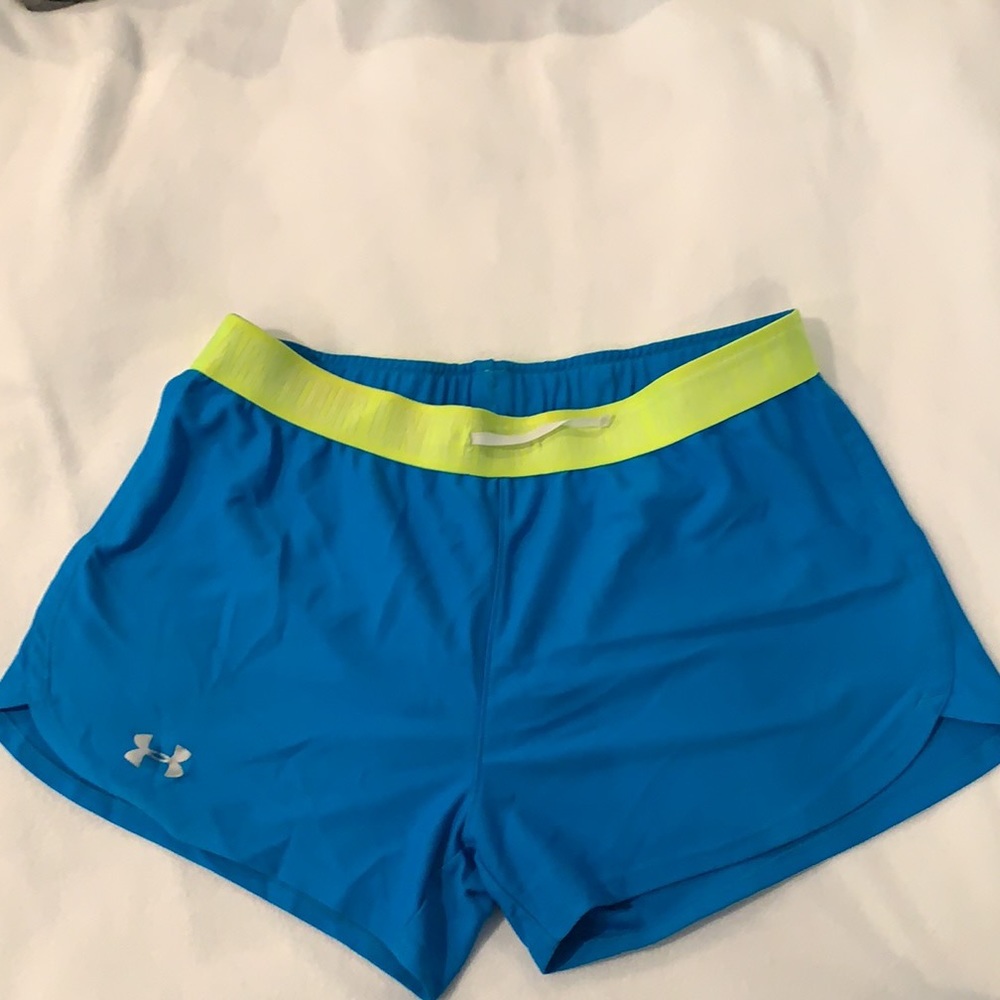 Under armour running shorts!!